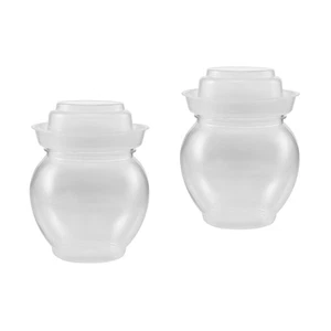 2 Pack Kimchi Jar Storage with Airtight Lid Fermenting Container - Picture 1 of 12