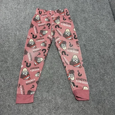 Where's Waldo AOP Niños Cómodos Elastizados Pijama Pantalones Joggers Prendas para dormir (Talla 5) Rojo Foto 1 de 4