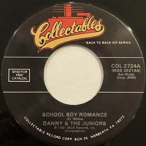 Danny & The Juniors – School Boy Romance / Dottie – Collectables COL 3724 45RPM - Picture 1 of 4