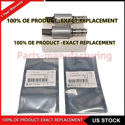 NEW 2PCS Variable Valve Timing Control Solenoid for 2002-2013 Mini Cooper 1.6L — 第 1/4 张图片