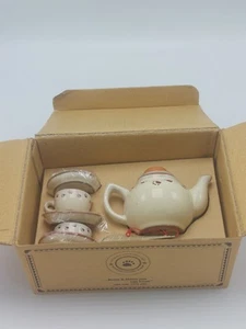 Mini juego de té Bearware Potteryworks Boyds Bears & Friends estilo 1999 02000-65 - Imagen 1 de 6