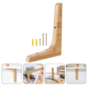 Soporte de estante para trípode de 2 piezas soportes flotantes de alta resistencia de madera - Imagen 1 de 12