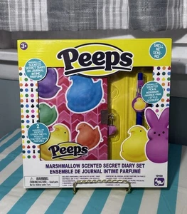Neu Peeps Marshmallow duftende Mädchen geheimes Tagebuch Set Schloss & Schlüssel Aufkleber - Bild 1 von 2