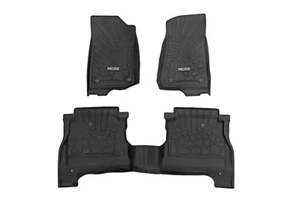 Front & Rear Flex-Fit Floor Mats for 20-25 Jeep JT Gladiator w/Locking Storage - Photo 1 sur 5
