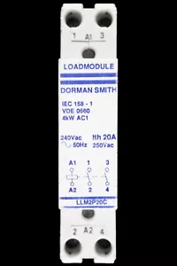 DORMAN 20 AMP DOPPELPOL KEIN SCHÜTZ 240V SPULENLADEMODUL LLM2P20C - Bild 1 von 6