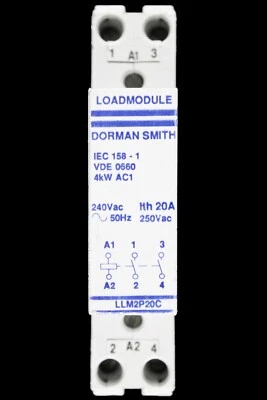 DORMAN 20 AMP DOUBLE POLE NO CONTACTOR 240V COIL LOADMODULE LLM2P20C - Image 1 of 4