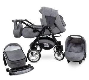 Cochecito de bebé Urbano cochecito 3 en 1 sistema de viaje asiento de coche incluido 3 en 1 - Imagen 1 de 31