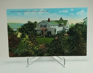 Wm. Postal sin publicar de S. Hart's Residence Hollywood, CA Los Ángeles California - Imagen 1 de 2