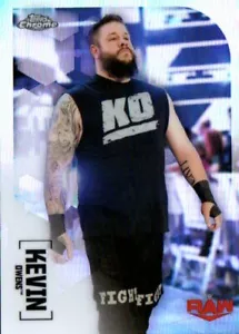 2020 Topps WWE Chrome Wrestling Card - Refractor #37 Kevin Owens - Picture 1 of 2