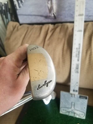 Vintage Ben Hogan P153 Mallet Putter. Brass Insert. Original Leather.. Solid MRH - Image 1 of 4
