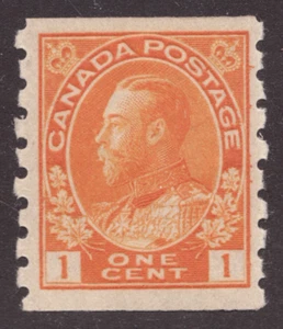 1923 Canada Sc# 126 - 1¢ KGV Admiral - Die 1 Coil Stamp - MH Cv$22 usd - Picture 1 of 1