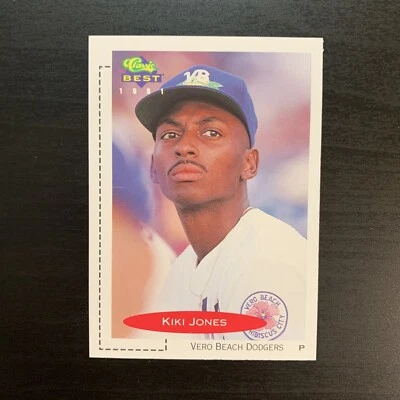 1991 #212 Kiki Jones Classic Best Vero Beach Dodgers Pre-Rookie  - Image 1 of 2