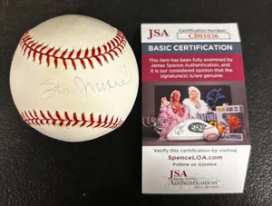 Stan Musial JSA Authenticated Autographed Baseball CM 893 - Picture 1 of 3