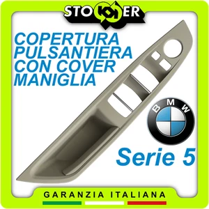 BMW 5 OYSTER Driving Side Interior Door Pull Button Handle Cover - Picture 1 of 17