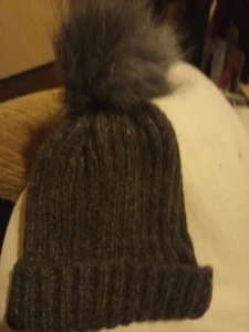 graue bommelmütze herren - Bild 1 von 1