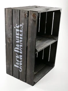 Jack Daniels Whisky Holzbox Bar Kiste Regal Deko Tisch Vintage Aufbewahrung 9716 - Bild 1 von 9