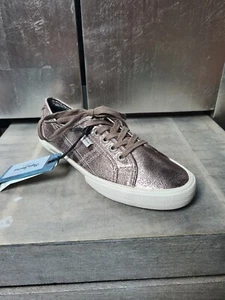 Neue PEPE JEANS Schnürschuhe Gr 39 silber Metallic Echtleder Sneaker #495 - Bild 1 von 12