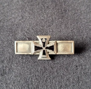 Klammer Spange Eisernes Kreuz 1914 Silber Punze 1870 WW1 Iron Cross bar - Bild 1 von 4