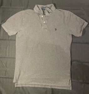 Polo Assn Gray Mens Polo - Medium - Picture 1 of 4