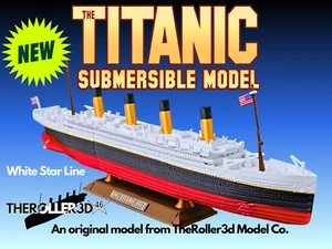 Titanic Submersible Model Dual Action Toy Floating/Sinking Mode by TheRoller3d - Afbeelding 1 van 11