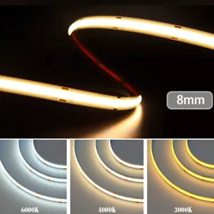 2-20m COB LED Streifen 320LEDs/m 12V 24V W/NW/WW Leiste Band Stripe Lichterkette - Bild 1 von 38