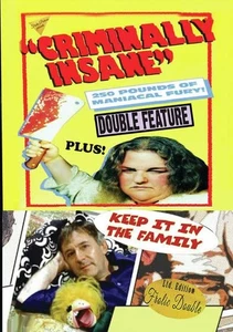 Criminally Insane / Keep it in the Family (DVD) Priscilla Alden (US IMPORT) - Picture 1 of 1
