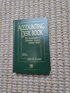 Accounting Desk Reference Book Tom M. Plank Hardcover Book Prentice Hall - Picture 1 of 3
