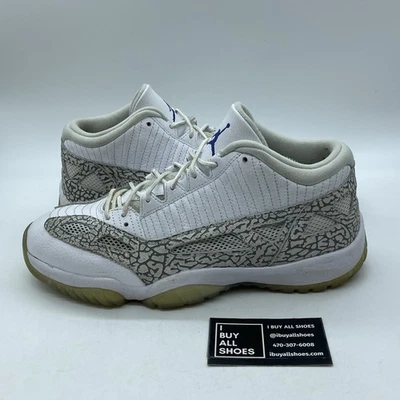 Talla 11 - Air Jordan 11 Retro IE 2015 Bajo Cobalto Blanco Gris Gamuza (306008-102) Foto 1 de 4