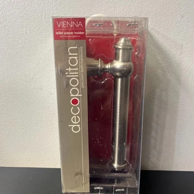 Vintage Decopolitan Vienna Series Tissue Holder Satin Nickel New Heavy Duty! - Image 1 of 4