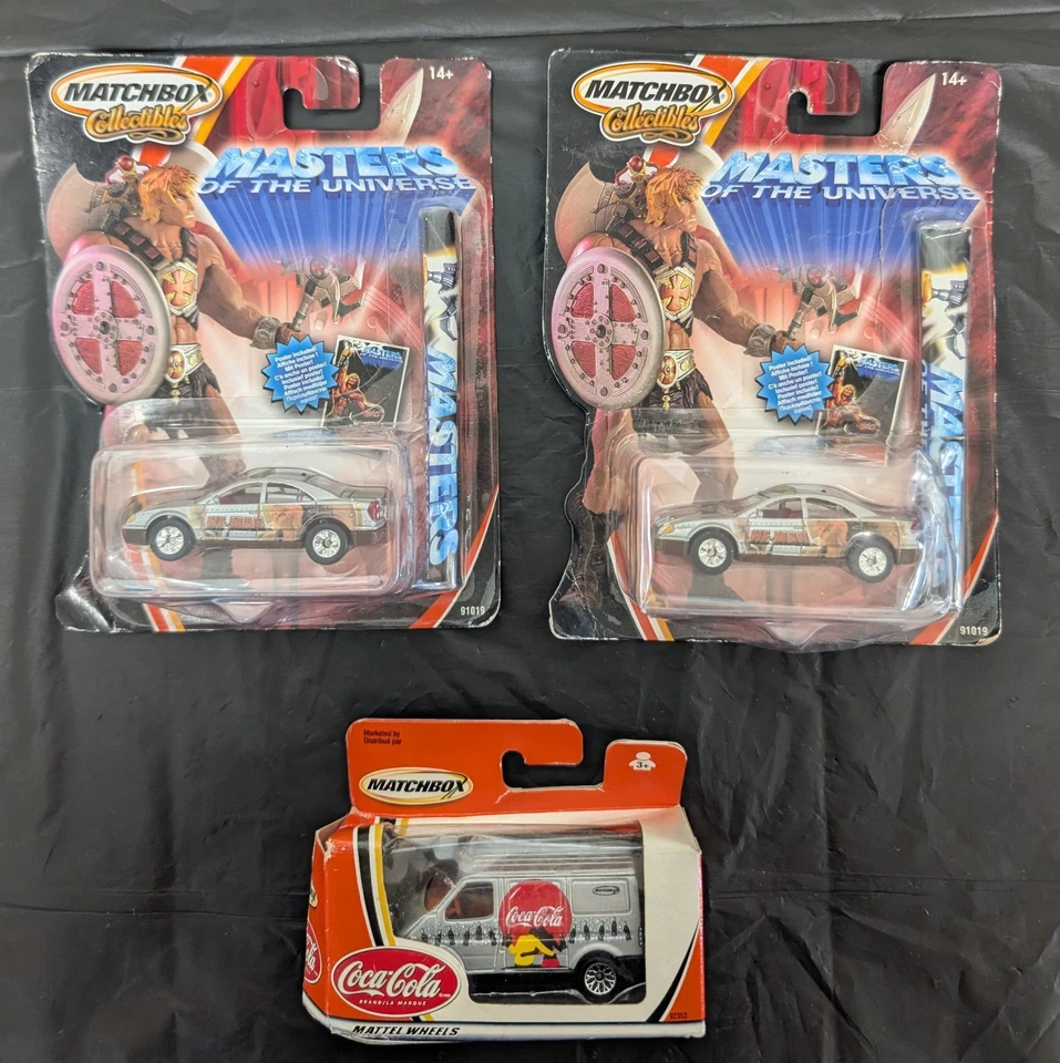 Matchbox Collectibles Master Of The Universe Cars & Coca Cola Van Lot - Image 1 of 4