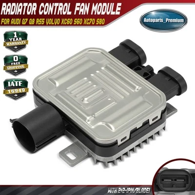 Módulo de controle do ventilador de refrigeração do radiador para Audi Q7 Q8 RS5 Volvo XC60 S60 XC70 S80 - Imagem 1 de 4