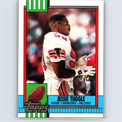 1990 Topps Jessie Tuggle Rookie #479b Atlanta Falcons - Image 1 of 2