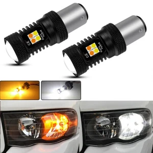 Para Acura TL 2009-2011, paquete de 2, luces de giro LED delanteras Switchback bombillas - Imagen 1 de 9