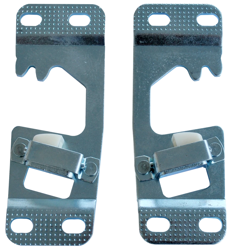 Pair Of Door Striker Plates 1964-1966 Chevrolet Pickup (Key Parts # 0848-820) Foto 1 de 1