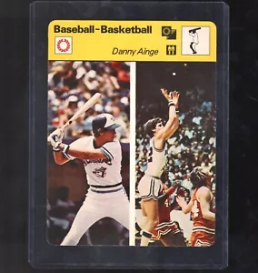 Tarjeta de béisbol Danny Ainge 1979 Sportscaster 86-08 Italia casi nueva - Imagen 1 de 2