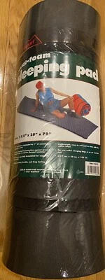 Almohadilla para dormir de doble espuma 72"" x 20”, resistente a la intemperie, flexible y de larga duración Foto 1 de 2