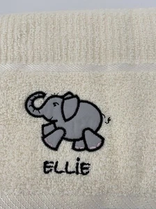 Paquete de 6 'Ellie' Elefante Cocina Toalla de Té Mano Crema 100% Algodón 40cm x 70cm - Imagen 1 de 2
