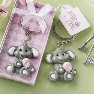 Llaveros Baby Elephant | Favores Baby Shower | Favores de bautizo | Cumpleaños 10 Foto 1 de 4