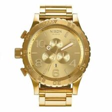 Nixon A08350200 51-30 Chrono Men's Watch - Gold Tone Rotating Bezel