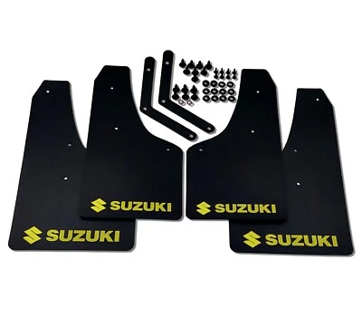rallyflapZ | Mud Flaps Suzuki Swift Sport 17-23 ZC33S Black 3.2mm PVC *G SZ-Y - Image 1 of 2