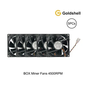 5Pcs 4500RPM Mining Cooling Fans for Goldshell Miner Mini Doge CK/HS/KD/LB BOX - Picture 1 of 6