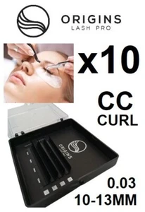🔥🔥10 Pack - Origins Lash Pro Iconic Silk Individual Lash Kit 10-13mm Black✳️✳️ - Picture 1 of 4