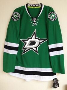 DALLAS STARS reebok NHL authentic genuine stitched hockey jersey green 46