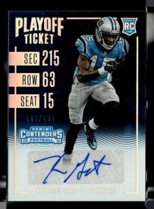 2016 CONTENDERS PLAYOFF TICKET 183/199 ROOKIE AUTO KEYARRIS GARRETT PANTHERS - Picture 1 of 1