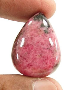 65.10 Ct Natural Pink Rhodonite Loose Gemstone Cabochon Wire Wrap Stone - 2128 - Picture 1 of 2