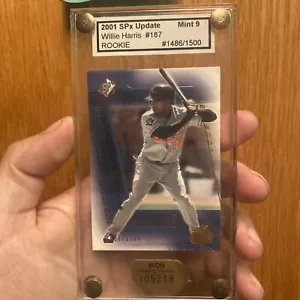 Actualización SPx 2001 Willie Harris Rookie RC #132 cubierta superior clasificación 9 - Imagen 1 de 2