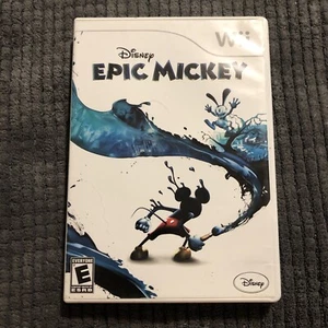 Disney Epic Mickey Nintendo Wii Complete Video Game Good Condition - Picture 1 of 4