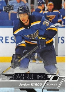 2018-19 Upper Deck Overtime #113 Jordan Kyrou RC - Picture 1 of 2