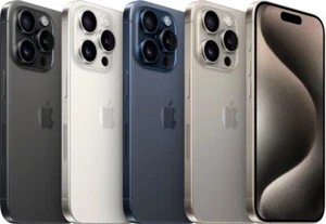 Apple iPhone 15 Pro 128GB 256GB 512GB 1TB (Unlocked) Black Blue Natural White - Picture 1 of 21
