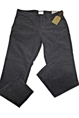 WEATHERPROOF VINTAGE GREY STRAIGHT FIT STRETCH Corduroy Pants SZ: 38 X 30 NWT - Image 1 of 4